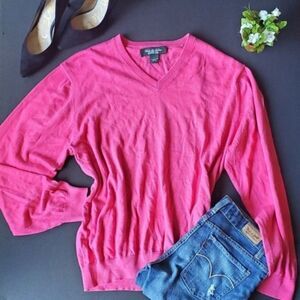 ⚘Brooks Brothers Pink Sweater 100% cotton